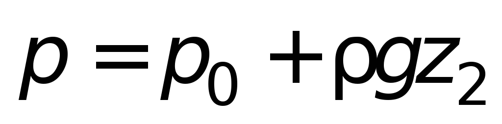 Формула давления жидкости и газа на дно и стенки сосуда